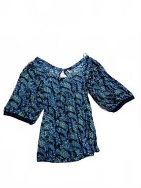 2000s Free People Boho Top With Tie Back Size XS